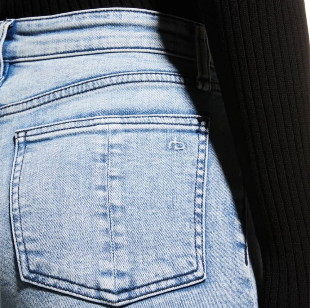 NWT Rag & Bone Jeans "Nina" Bleach Wash High Rise Skinny Jeans Sz 29 - Picture 8 of 12